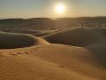 západ slnka v púšti