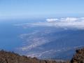 pohľad z vrcholu Pico del Teide